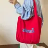 Bolsa de Hombro Relajante para Mujer 2024 Nueva Bolsa de Lona con Cordón Ligera para Viajes Cotidianos Bolso de Hombro de Gran Capacidad