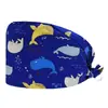 Gorra de Trabajo Transpirable de Algodón Puro, Gorro Médico tipo Cúpula, Gorro Quirúrgico, Gorra sin Visera, Turbante