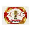 Mantel Estampado de Lino para el Mundial 2026 Amazon Esterilla Aislante del Calor Mantel de Mesa Caliente Mundial Mantel Transfronterizo Amazon