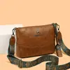 Bolsa quadrada pequena versátil retrô de design de nicho transfronteiriço para mulheres, novo modelo 2026, bolsa de ombro e bolsa transversal casual de alta qualidade