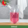 Saco Autoportante Transparente Líquido com Bico Inclinado e Bico de Sucção Embalagem para Suco de Frutas, Leite de Soja Saco Plástico para Bebidas com Bico Inclinado