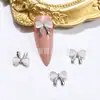 Arte de Unhas Novo Olho de Gato Laço Joia Concha de Fritillaria Pérola Borboleta Estéreo Vermelho da Internet Joias Acessórios Phnom Penh