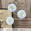 Hibisco Simulado Buquê de Seda Artificial Falsa Flores de Casamento de Alto Nível Ornamentos de Decoração de Sala de Estar Acabados Flores de Plástico Florais