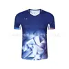Uniformes de Badminton Victory para Homens e Mulheres, Roupa Esportiva de Badminton Estilo Igual, Uniformes de Treinamento em Equipe de Manga Curta, Compra em Grupo para Impressão