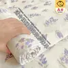 Juego de sábanas de gasa de doble capa para maternidad e infantil Clase A, pieza individual para estudiantes, sábana individual/doble para dormitorio, juego de tres piezas de funda de almohada, adecuado para todas las estaciones