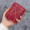 Explosiones Cartera de Mujer Corta Simple Bolsita para Tarjetas Cartera Mini Cartera Patrón Transfronterizo Cremallera Monedero al por Mayor