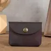 1229 Nova Carteira de Moedas de Couro Genuíno para Mulheres, Bolsa de Moedas, Pequena Carteira Feita de Couro Bovino de Camada Superior, Pode Guardar Cartões e Chaves