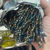 Contas pontiagudas de 4MM contas de vidro de cristal contas de furo reto cristal DIY pulseira colar brincos acessórios de cabelo acessórios