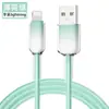 Venda Quente de Fábrica 60W Tipo Cristal de Gelo Type-C Carregamento Super Rápido Adequado para Apple 14/15 Cabo Trançado Cabo de Carregamento Rápido Pd27W