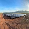 Material de aluminio galvanizado y magnesio Soporte fotovoltaico de tierra Instalación elevada Soporte de zinc, aluminio y magnesio