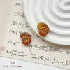 Contas de Vidro Tcheco Douradas Retro Domésticas Caracol Pássaro Flor de Pessegueiro Material Artesanal Pulseira Corrente de Celular Acessórios de Joias