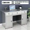 Escritorio de oficina de acero inoxidable 304, mesa de trabajo de taller libre de polvo, escritorio de computadora con cajones, mesa de oficina, mesa médica de laboratorio