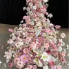 Decoração de Aniversário Flor de Cascata Flor de Mesa Flor Artificial Flor Falsa Ornamentos para Vitrine Cena de Arte Floral de Recepção de Casamento Paisagismo
