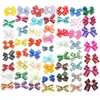 Acessórios de Cabelo Laços para Pets Estilo Princesa em Lote Misto Multicor, Presilhas para Cães e Gatos, Estoque de Vendedor de Rua Transfronteiriço