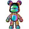 Decoración de Figura Grande de Oso Violento para Sala de Estar, Mueble de TV, Aparador de Vino, Vitrina, Nicho Artesanía de Cerámica