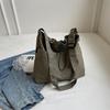 Bolsa Casual Ligera para Mujer 2026 Nueva Moda Bolsa de Tela Hombro Único Gran Capacidad Bolsa Tote Bolsa Cruzada para Clase y Viajes