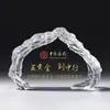 Medalha de Cristal Iceberg Jateada Escultura Interna Modelo Unidade de Cristal Presente Aniversário Escolar Lembrança de Formatura Venda por Atacado