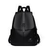 Transfronterizo 2024 Nueva Moda Mochila para Mujer Mochila de Cuero Suave Simple para Viajes Diarios Ligera Gran Capacidad Mochila Escolar para Estudiante