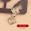 Hebilla Hanfu Botones Metálicos Cheongsam Botones Hechos en Song Hechos en Ming Hebilla Antigua Hebilla Dorada Plateada Botones de Cuello de Abrigo Antiguo