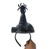 Festa Fantasia de Halloween Adereços de Performance Aro de Cabeça Cabeça de Morcego Aranha Caveira Abóbora Chapéu de Bruxa Aro de Cabelo Fivela de Cabeça