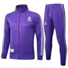 2526 Versão Retrô da Jaqueta do Uniforme de Apresentação do Real Madrid Uniforme de Futebol Manga Longa Traje Adulto do Real Madrid Uniforme de Apresentação de Jersey Outono e Inverno