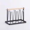 Porta-copos Integrado Estilo Nórdico Drenagem de Água Doméstico Armazenamento de Copos de Cabeça para Baixo Copo de Vidro Arte em Ferro para Mesa Atacado