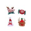 Serie de Navidad broche de felpa pin joyería dibujos animados alce muñeco de nieve muñeco accesorios de joyería al por mayor