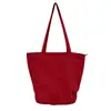 Bolso de hombro informal de tela, personalizado, de estilo japonés y occidental, para estudiantes, bolso de mano grande para uso diario.