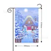 Bandera de Jardín Navideña Nueva Transfronteriza 2025 Tema Navideño Suministros para Decoración de Jardín Navideño Bandera Venta al por Mayor