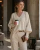 Suéter de tricô gola redonda transfronteiriço europeu e americano outono/inverno 2026 para mulheres, estilo solto e relaxado Amazon, suéter feminino liso