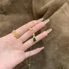 Novo colar em formato de cabaça oca com banho e adornado com diamantes, estilo chinês, gargantilha de luxo leve vintage, versátil da moda de nicho, direto do fabricante
