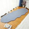 Alfombra Nueva de Imitación de Piel de Conejo de Amazon Alfombra de Noche para Dormitorio Sala de Estar Alfombra para Ventana Mirador Felpa Irregular Alfombra Gruesa