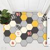 Tapete de Piso de Cuero PU Transfronterizo para Hogar, Tapete de Puerta de Entrada, Fregable y Cortable, Alfombra Antideslizante de Cocina, Tapete de Piso
