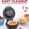 Exportação por Atacado de Máquina de Fazer Tigela de Waffle Padrão Americano 110V, Máquina de Café da Manhã, Máquina de Bolo, Máquina de Torta, Máquina de Sorvete, Máquina de Rolinho de Ovo