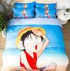 Juego de Cuatro Piezas de Algodón Australiano 1.5m Una Pieza Naruto Dormitorio Estudiantil 1.2m Cama Individual Sábanas Funda Nórdica Dropshipping Colcha de Cuatro Estaciones