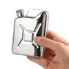 Fornecer Bote de Óleo Portátil Transfronteiriço para Camping Formato de Barril de Óleo para Exterior Aço Inoxidável Espessado Garrafa Pequena de Vinho Garrafa de Vinho Branco