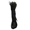 Suministro Directo al por Mayor del Fabricante de Cuerda Negra de Siete Hilos Atada a Máquina, Paracord de Siete Hilos, Cuerda de Viento para Tienda, Paracord Multifuncional, Tendedero