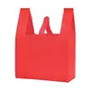 Bolsas Colete de Tecido Não Tecido, Sacolas de Compras Extra Grandes para Supermercado, Logo Personalizado Profissional, Em Estoque, Fabricante Transfronteiriço, Sacolas Ecológicas