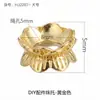 Cuentas Redondas Separadores Soporte para Cuentas Tapa de Flor Separador de Cuentas Cristal Paquete de Material Hecho a Mano para Mujer Accesorios para Collares Soporte para Cuentas Soporte de Flor para Cuentas de Buda