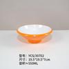 Louça de Melamina Tigela Grande Comercial Cônica Bicolor Tigela para Ramen Apimentada Tigela Especial de Plástico para Loja de Macarrão Tigela de Melamina Atacado