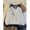 Sudadera Unisex Retro Falsa de Dos Piezas 2026 Primavera Otoño Camisa a Cuadros con Parches en el Cuello Sudadera Informal Pullover