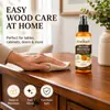 Baston Kineshinex para Cuidado y Reparación de Madera, Fórmula de Cuidado con Cera de Abejas, Adecuado para Muebles, Carpintería, Pisos y Marcos de Puertas
