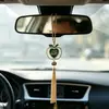 Pingente Colorido para Carro com Strass de Maçã Esmalte Colorido com Gotejamento de Óleo Vazado Item Quente de Dubai Liga Metálica Pingente de Carro Sensação de Alto Padrão