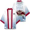 Anime adolescente quimono capa casaco 3D impressão digital casual CarDigan roupa masculina atacado