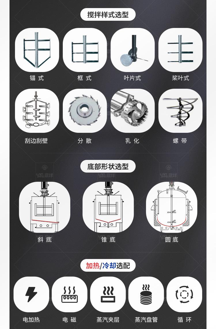 搅拌桶——电加热乳化搅拌罐（流量计）