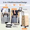 Bolsa Térmica Portátil Personalizada Amazon para Delivery Grande Capacidade Trolley Bolsa Isolante Bolsa para Piquenique ao Ar Livre Trolley Bolsa de Gelo