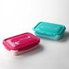 Lonchera portátil para estudiantes Youyue, lonchera de plástico con cinco rejillas y horno de calentamiento por microondas, lonchera con compartimentos para estudiantes