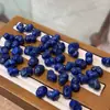 Lapis Lázuli Natural Corazón de Melocotón Cuentas Sueltas Accesorios Joyería DIY 623