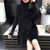 Suéter Engrosado de Terciopelo de Visón para Mujer, Moda Otoño e Invierno, Camiseta Interior de Longitud Media, Top Interior Holgado de Terciopelo de Visón Sintético de Invierno