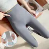 Pantalones de Leche Hielo Protectores del Sol Nueva Cintura Alta Control de Vientre y Levantamiento de Glúteos Verano Delgados Leggings Yoga Pantalones Barbie